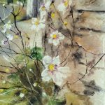 Ambiance de printemps à Saint-Cast-le-Guildo - Peinture au pastel sec par l'artiste peintre Isabelle Douzamy - 41 x 59 cm (encadré)