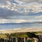 Dunes Saint-Cast Le Guildo - Pastel sec par Isabelle Douzamy - 30x40 cm