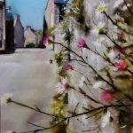 Un jour de Mai à Saint-Briac-sur-Mer - Peinture au pastel sec par l'artiste peintre Isabelle Douzamy - 47 x 57 cm (encadré)